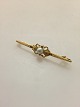 Georg Jensen 
14K Gold Brooch 
with Pearl No 
110
Measures 5.5 
cm / 2 11/64 
in. x 1 cm / 0 
25/64 ...