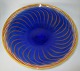 Kosta Boda 
glass dish, 
79650, Sweden, 
20th century. 
Design: Kjell 
Engmann. Cobalt 
blue glass ...