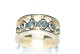 Gold ring with 
6 blue sapphire 
18 Carat
See link: ...