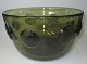 Hadeland glass 
bowl, 7019, 
Norway, 20th 
century. 
Greenish glass. 
With 
decorations on 
the side. ...