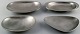 Just Andersen Art Deco 4 large pewter dishes/platters.
