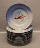 Bing & Grondahl 
Copenhagen Blue 
Fish 025 Dinner 
plate 24.5 
(325)   same 
form as 
Dinnerware ...