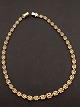 Goldsmith Jos 
Kahn Copenhagen 
14 carat gold 
necklace length 
39 cm. width 
0.7 cm. weight 
33 gr. ...