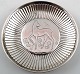 GAB 
(Guldsmedsaktiebolaget) 
Art deco silver 
platter.
Sweden, 1940s.
Measures 13 
cm.
In good ...