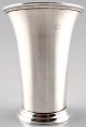 Dragsted beaker/ vase in silver.
