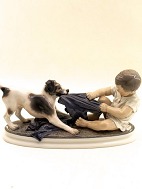 Dahl Jensen figurine 1072 Boy and dog
