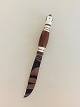 Bjorn Wiinblad 
Siena for 
Rosenthal 
Dinner Knife, 
Brown. Measures 
20 cm / 7.87 
in.