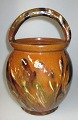 Danish 
maternity pot, 
19th century. 
Presumably from 
Nr. Uttrup. The 
lid is missing. 
Brown - ...