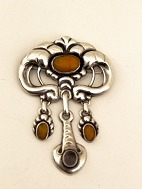 Art Nouveau brooch solgt