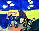 "Paris ... On 
the way up the 
mountain" 
Acrylic on 
canvas ...