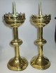 Pair of brass 
altar 
candlesticks, 
19th century. 
Denmark. H .: 
35 cm.