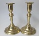 Pair of Danish 
empire brass 
candlesticks, 
19th century. 
Denmark. H .: 
16.5 cm.
