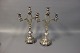 3 armed 
silvered 
candlesticks. 
The 
candlesticks 
are in Art 
Nouveau and 
from the 1920s.
H - 45 ...