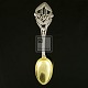 A. Michelsen. 
Christmas Spoon 
- 1918- 
Mistletoe.
Designed by 
Gustav Lorenzen
Gilded 
sterling ...