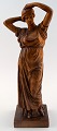 Unknown artist, 
art deco female 
figure in wood.
Signed "kg" 
1924.
Measures 27 
cm.
In good ...