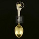 A. Michelsen. 
Christmas Spoon 
- 1942 - 
Madonna and 
Child.
Designed by  
Ib Lunding.
Gilded ...