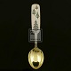 A. Michelsen. 
Christmas Spoon 
- 1950 - Winter 
Forest.
Designed by 
Paul Høyrup
Gilded 
sterling ...