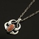 Georg Jensen 
Heritage 
Pendant of the 
Year 2006 with 
Cornelian.
Sterling 
Silver 925 S.
45 cm. ...