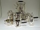 Tea - coffee 
service, Silver 
(830). 
Rosenborg. 7 
parts, 
consisting of 
swing teapot, 
coffee pot, ...