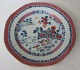 Chinese plate, 
porcelain, 19th 
century. 
Famille rose. 8 
edged. 
Decorated with 
landscape and 
...
