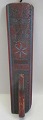 Mangling wood, 
1829 Denmark. 
Painted and 
carved 
beechwood. L .: 
60 cm.
