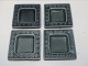 Kronjyden Azur 
stoneware, 
small square 
dish.
Designed by 
Jens Harald 
Quistgaard.
Measures ...