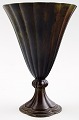 Rare and early Just Andersen art deco bronze vase.
