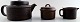 Complete 10 p. 
Arabia Ruska 
stoneware tea 
service.
Finnish 
Design, 1960 / 
70s.
Consisting of 
a ...