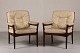 Gôte Môbler 
Nassjô - Sweden
Pair of 
easychairs made 
of beech with 
stain
and cushions 
of ...
