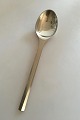 Georg Jensen 
Stainless 
'Prism, Matt' 
Dessert Spoon. 
Measures 18 cm 
/ 7 3/32 in.