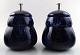 A pair of 
Rörstrand 
lidded vases in 
dark blue 
faience. 1930 / 
40s.
Measures 18.5 
x 13 cm.
In ...