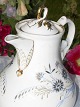 Old hand 
paintede coffee 
set. Chocolate 
pot, sugar 
bowl,cream jug 
and 5 cups & 
saucers.