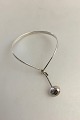 Georg Jensen 
Sterling Silver 
Torun Armring 
No 205 with 
Pendant No 303. 
From after 
1945. ...