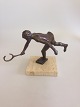 Royal 
Copenhagen 
Bronze 
statuette 
Sterett-
Gittings Kelsey 
Tennis Player 
from 1976. 
Measures ...
