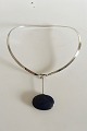 Georg Jensen Sterling Silver Torun Neckring No 168 with Pendant No  133