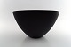 Rare and large Krenit Bowl by Herbert Krenchel. 
Black metal and white enamel.