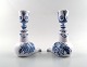 Bjorn Wiinblad pair of candlesticks in the shape of birds, from the blue house.