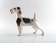 Royal Copenhagen hundefigur, ruhåret terrier.
Dekorationsnummer 2967.