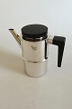 Georg Jensen Sterling Silver S.G.J. Coffe Pot with Wooden Handle and Lid No 1143