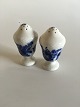 Royal Copenhagen Blue Flower Curved Salt and Pepper Shakers No 1876 / 1706