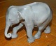 Kgl. figur af elefant i porcelæn fra ca. 1900