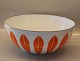 Lotus Orange 
Bowl 10 x 24 cm 
Trace of use 
Cathrineholm