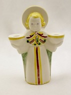 Aluminia candlestick angel sold
