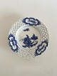 Royal 
Copenhagen Blue 
Flower Curved 
Pierced Plate 
No 1636. 24.5 
cm (9 41/64")