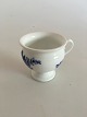 Royal 
Copenhagen Blue 
Flower Cup with 
Handle. 7.5 x 
7.5 cm (2 61/64 
x 2 61/64")