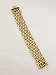 18 karat gold 
bracelet I. 
18.5 cm. B. 2.5 
cm. No. 271351