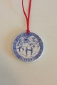 Royal 
Copenhagen 
Annual Mini 
plate Ornament 
1989.
Measures 5,3cm 
/ 2 1/10".