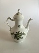 Royal Copenhagen Green Flower Coffee Pot No 1794