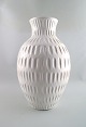 Anna-Lisa Thompson for Upsala-Ekeby large ceramic floor vase in art deco style.