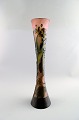 Emile Gallé art glass vase, app. 1910s.
Decorated with flowers.